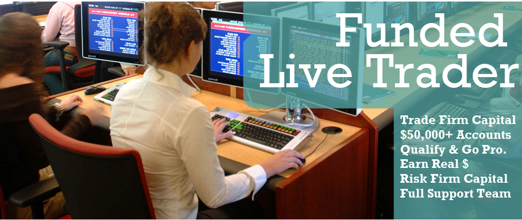 live professional funded trader home page
