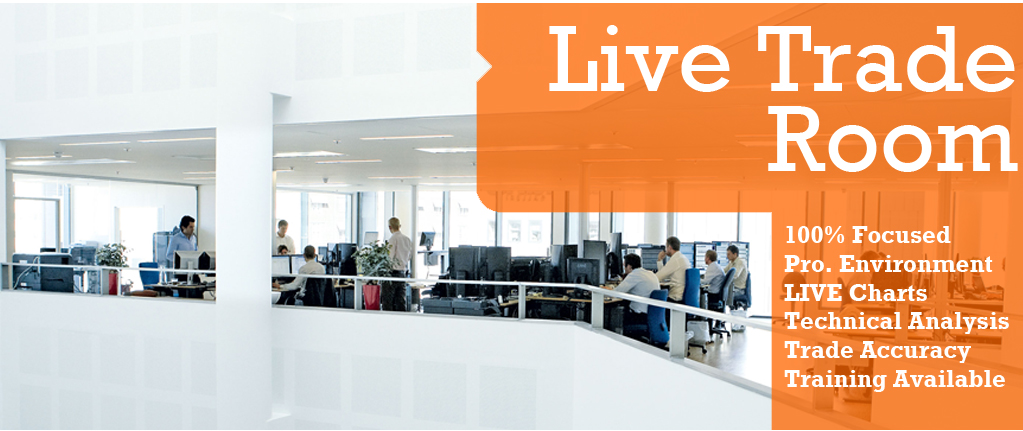 home page options for the live trade room